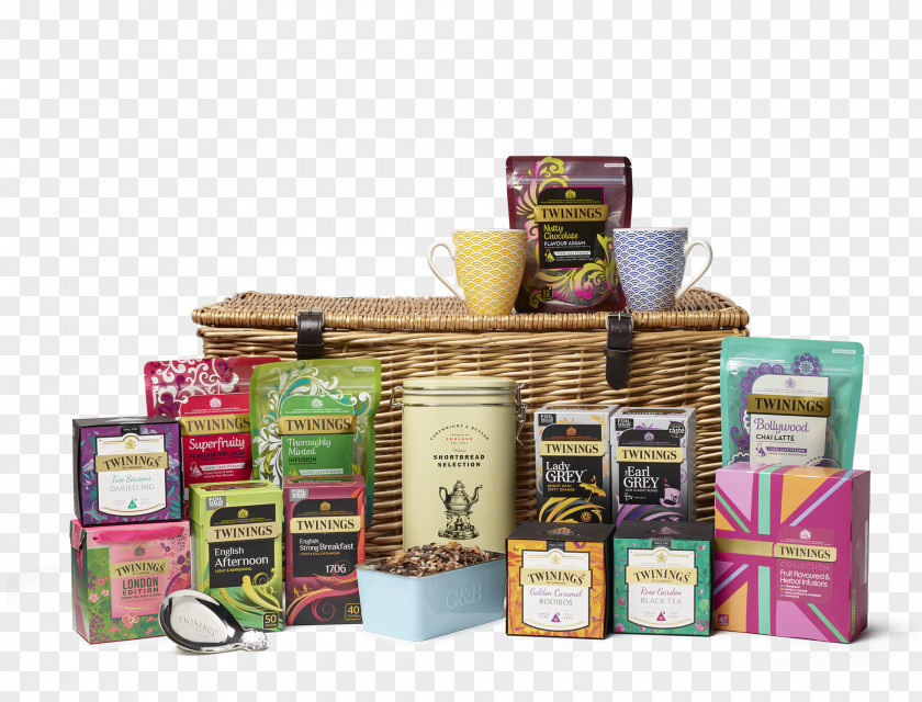 Twining Food Gift Baskets Green Tea Hamper Sencha PNG