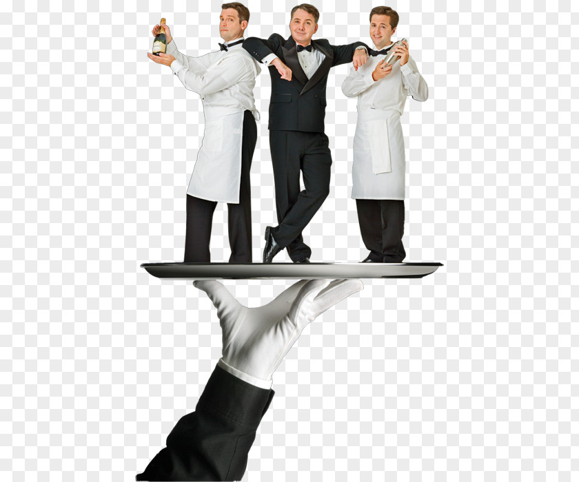 Waiter Tuxedo M. THE TALENT ROOM Humour LoganMania PNG