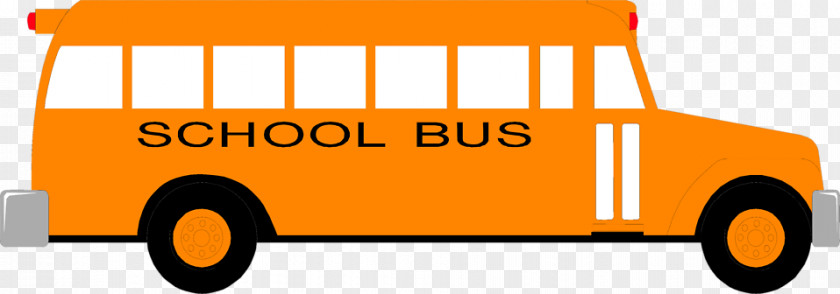 Bus School Yellow Clip Art PNG