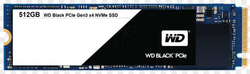 NVM Express Solid-state Drive SSD WD Black NVMe M.2 PCIe Gen3 X4 2280 PNG