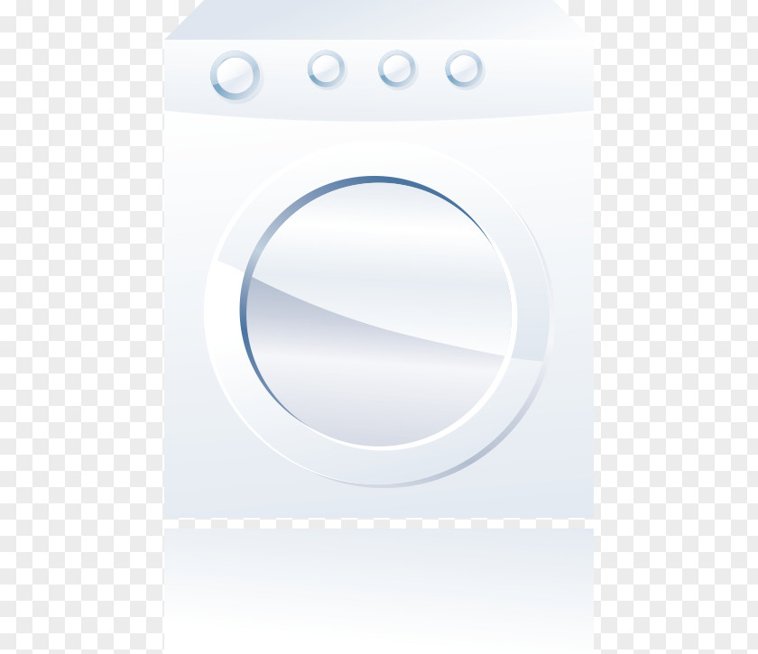 Vector Washing Machine Circle Font PNG