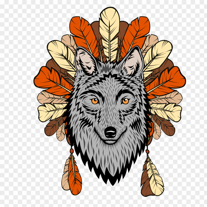 Wolf Totem Download Loup Vecteur Illustration PNG