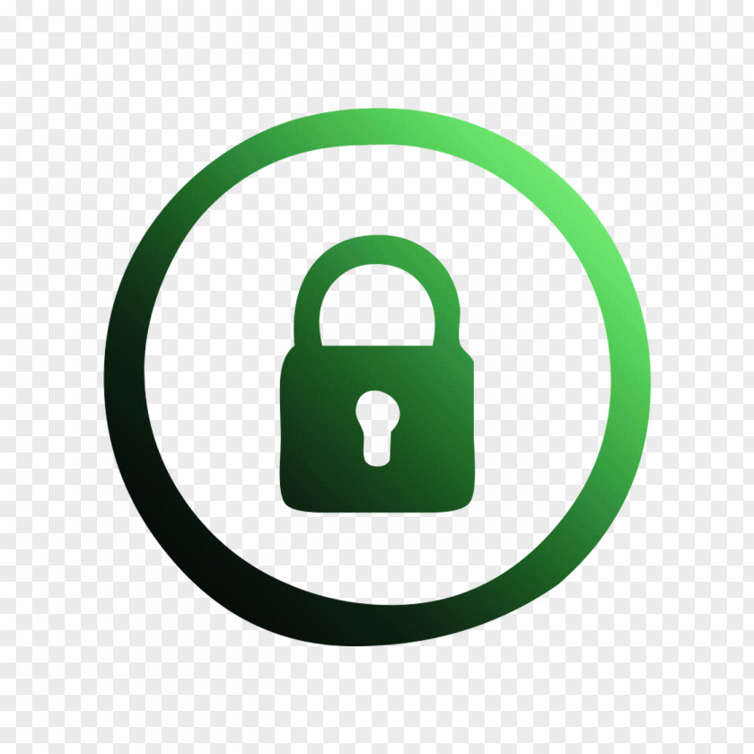 Green Product Design Padlock PNG