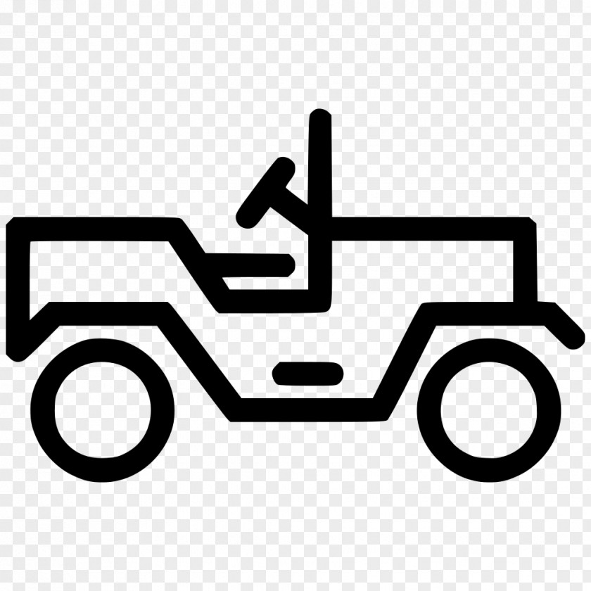 Car Icon Transparent Transport Jeep Willys MB PNG