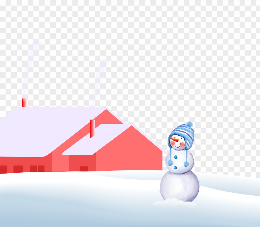 Cartoon Snow Dongzhi Daxue Snowman Solar Term PNG