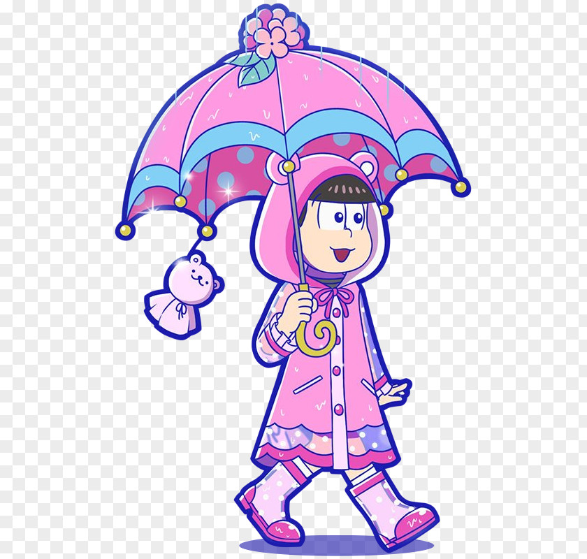 Emulator Headgear Raincoat Game Osomatsu-kun Umbrella PNG