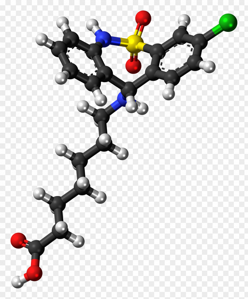 Molecule Tianeptine Tricyclic Antidepressant Pharmaceutical Drug Depression PNG