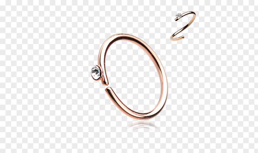 Nose Ring Earring Piercing Gold Surgical Stainless Steel PNG