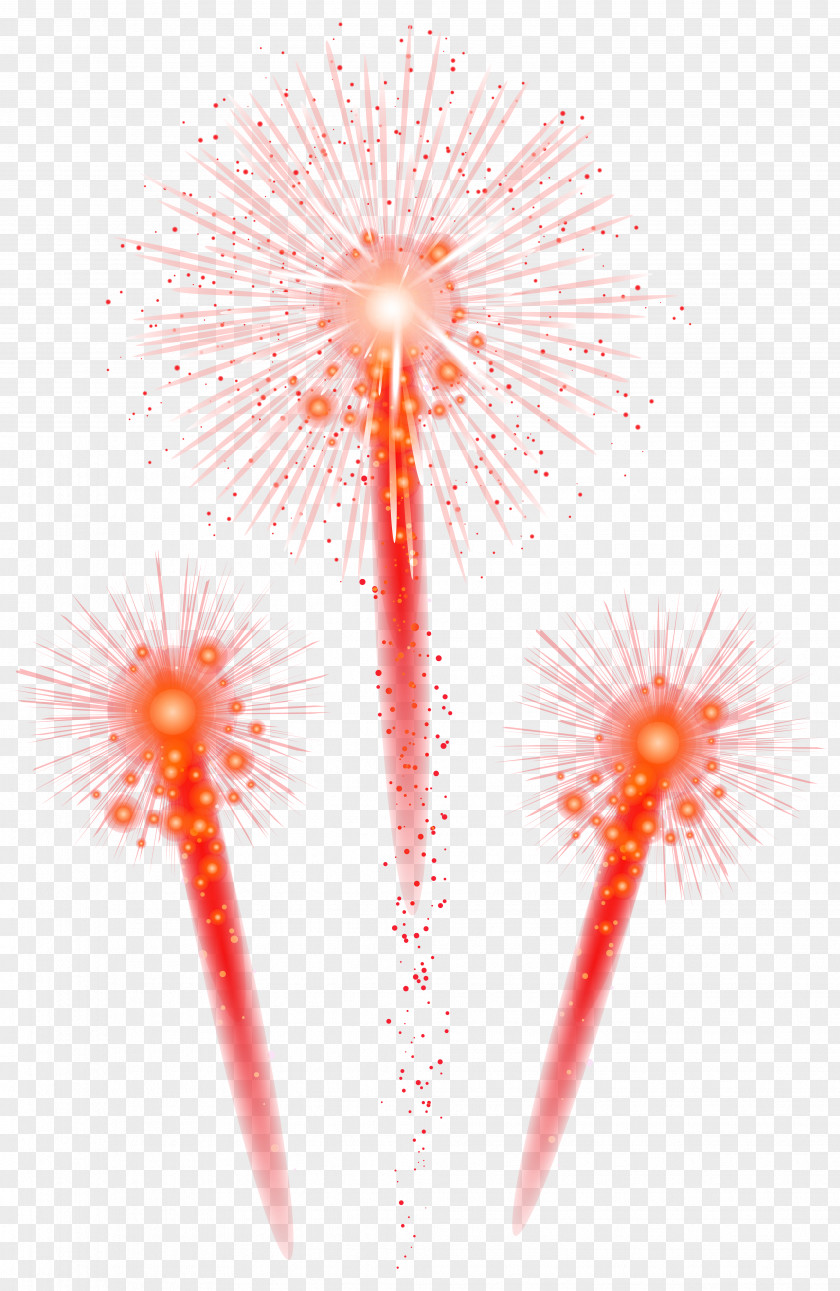 Red Fireworks Clip Art Image PNG