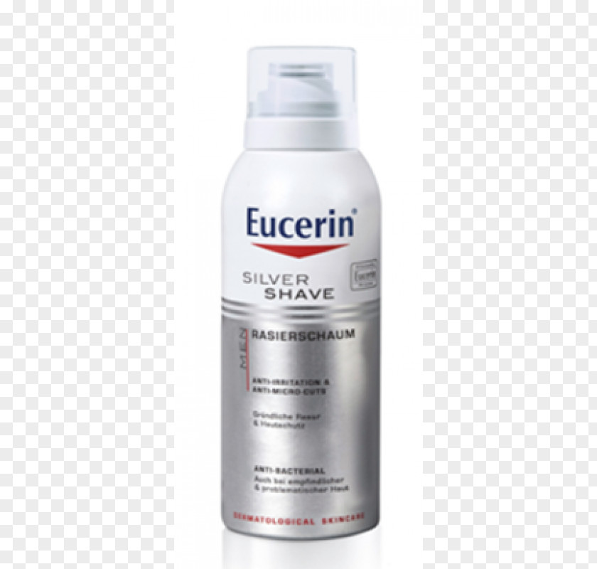 Silver Lotion Eucerin Shaving Cream Aerosol Spray PNG