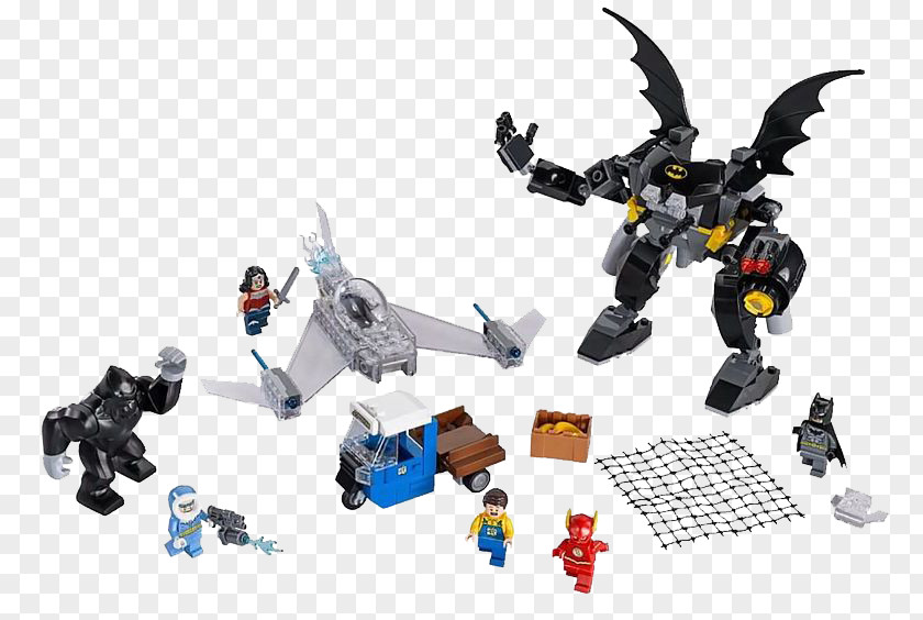 Batman LEGO Gorilla Grodd Miles Morales Toy PNG