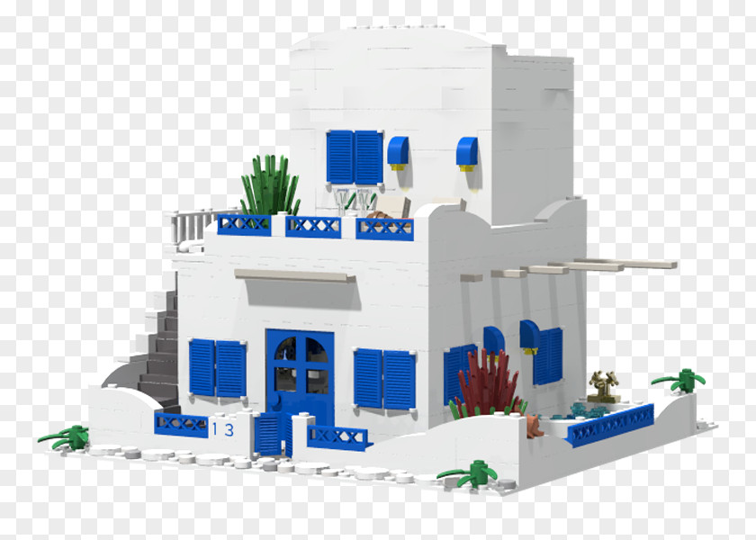 Real Estate Balcony Greece Lego Ideas House Building PNG