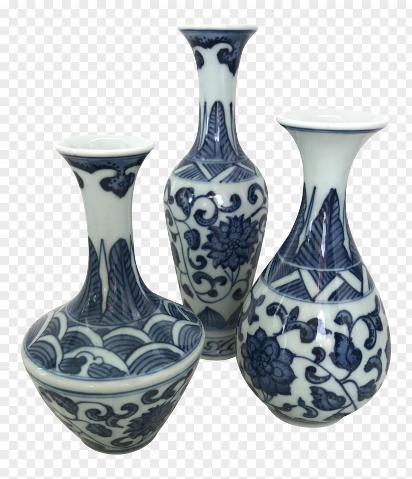 The Blue And White Porcelain Vase Ceramic Pottery Glass PNG