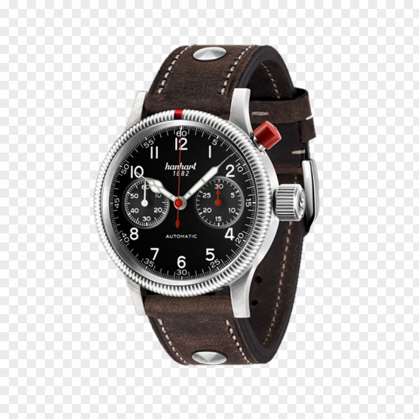 Beautifully Single Page Hanhart Chronograph Watch Pioneer Corporation Fliegeruhr PNG