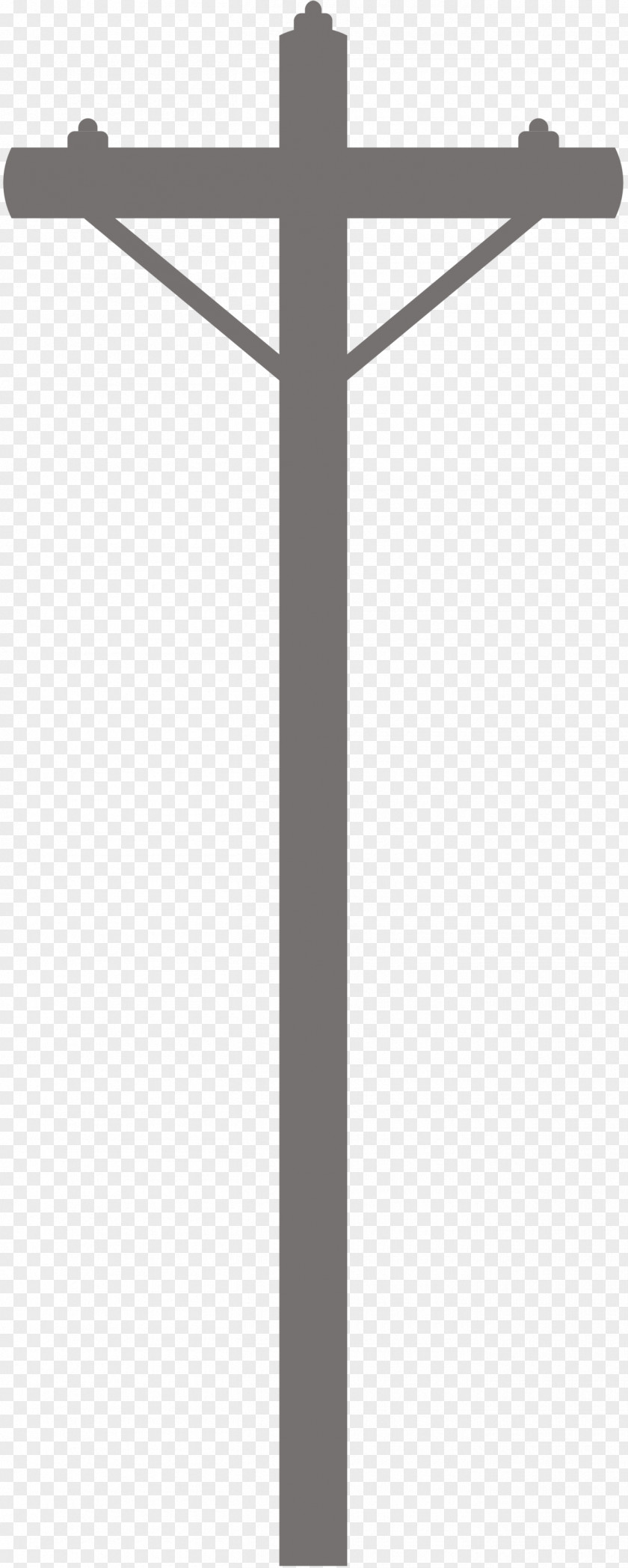 Crucifix Line Angle Product Design PNG