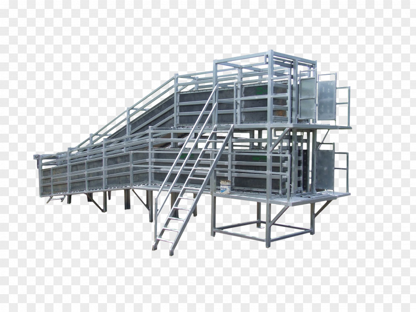 Double-deck Cattle Livestock Machine Industry Ranch PNG