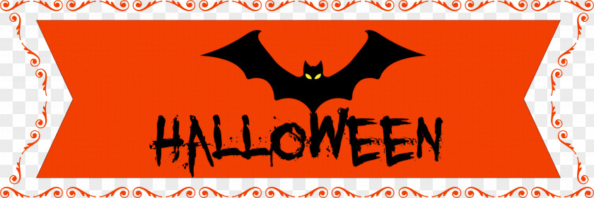 Happy Halloween Banner PNG