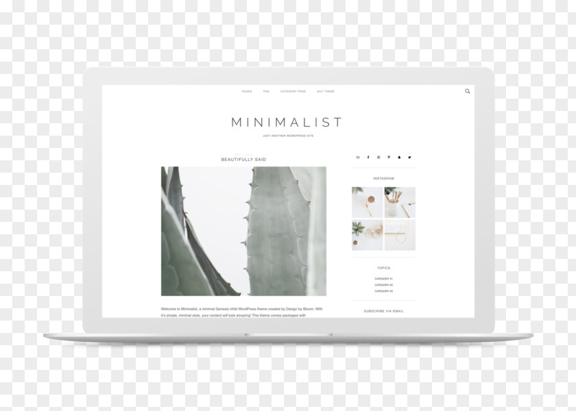 Minimalist，Company WordPress Theme Desktop Wallpaper Minimalism Web Template System PNG