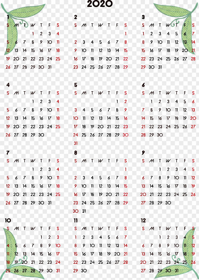 Text Green Calendar Line Font PNG