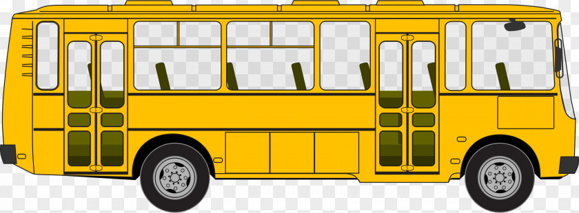 Bus School Clip Art Image Openclipart PNG