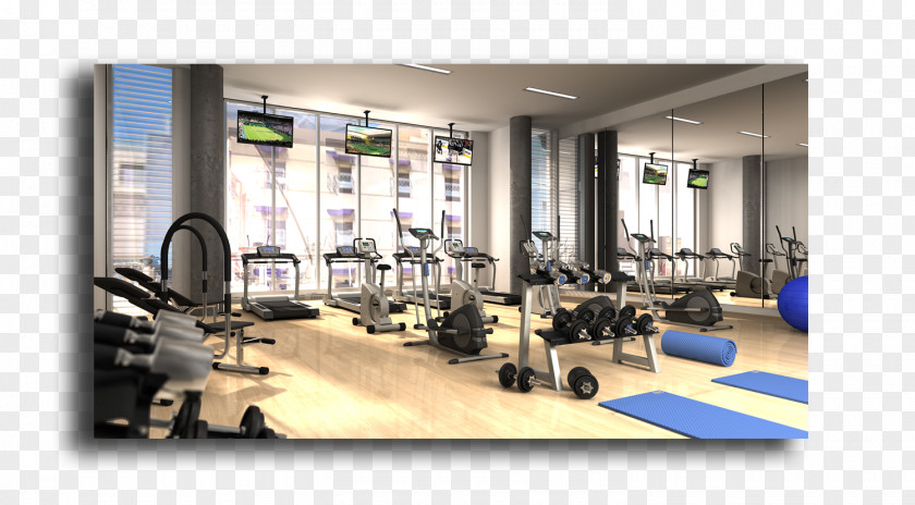Fitness Center Centre 3D Computer Graphics Animation Rendering Architecture PNG