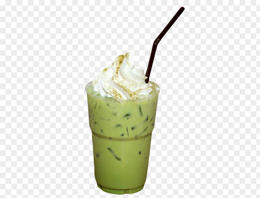 Green Tea Ice Frappé Coffee Latte Gelato Iced PNG