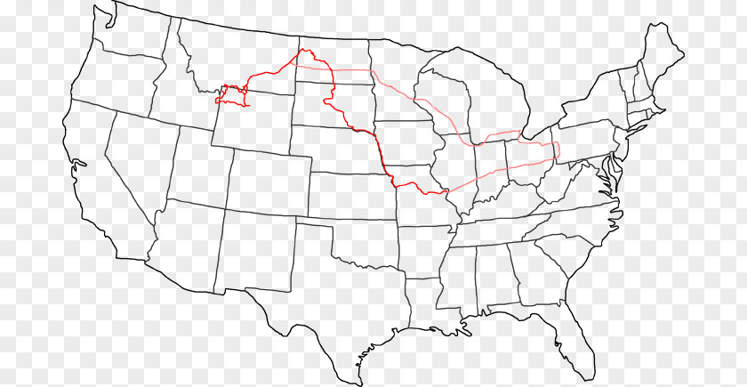 Map Florida Vermont Vector PNG