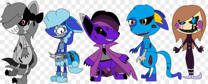 Purple Halo Five Nights At Freddy's Eevee Nightmare Animatronics Character PNG