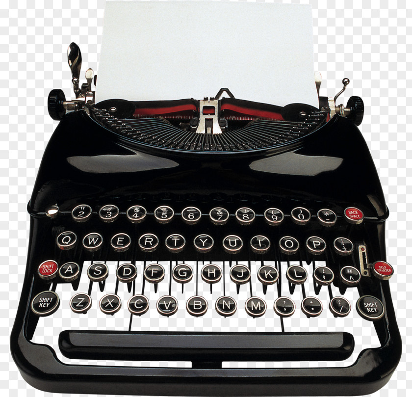 Typewriter Day Of Journalists Journalism News PNG