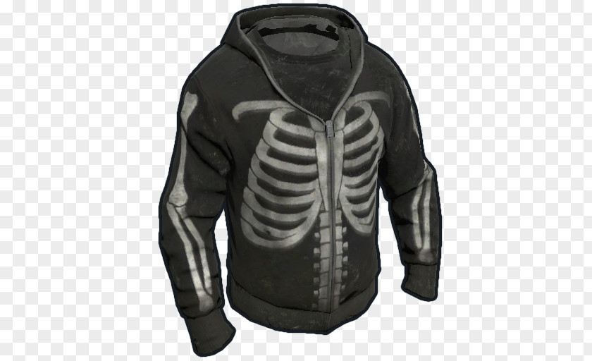 Zipper Hoodie Bluza Skeleton PNG