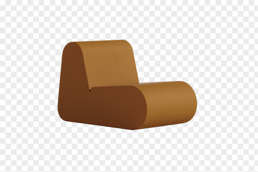 Armchair Angle Brown PNG