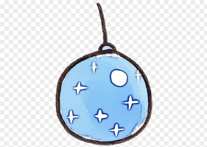 Blue Pendant Ornament PNG