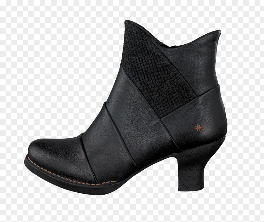 Boot High-heeled Shoe Walking Black M PNG