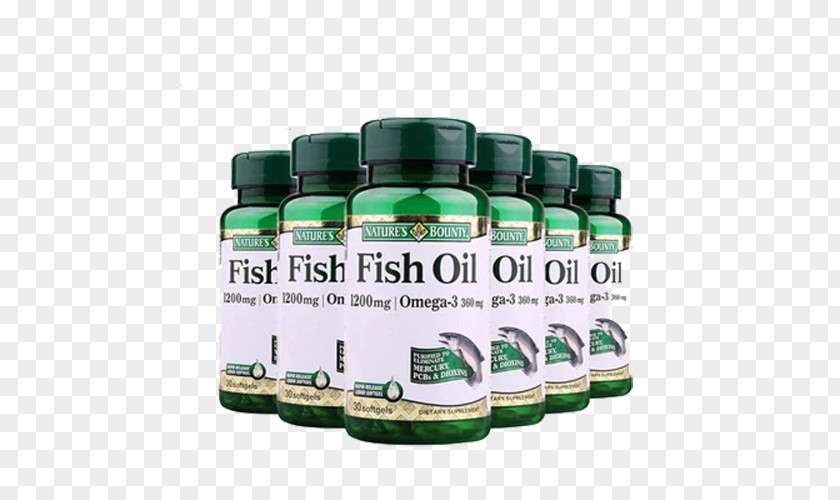 Nature Treasure Omega 3 Deep Sea Fish Oil Soft Capsule PNG