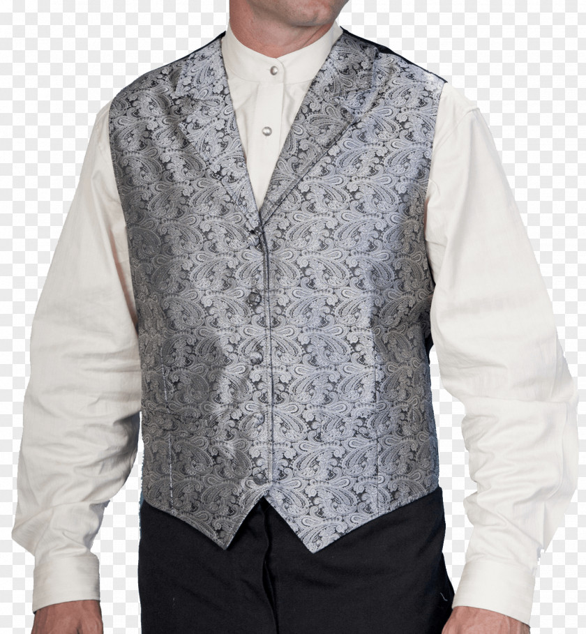 Occident Style Tuxedo American Frontier Paisley Gilets Pattern PNG