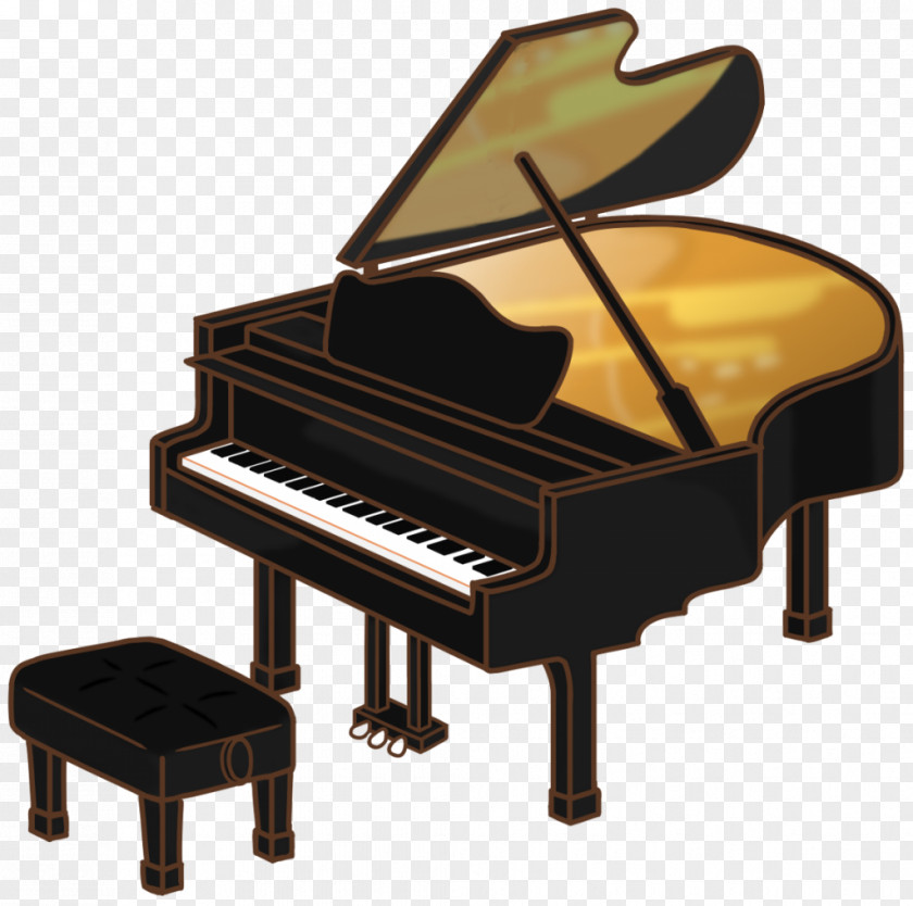 Piano Grand Piece Digital Phase PNG