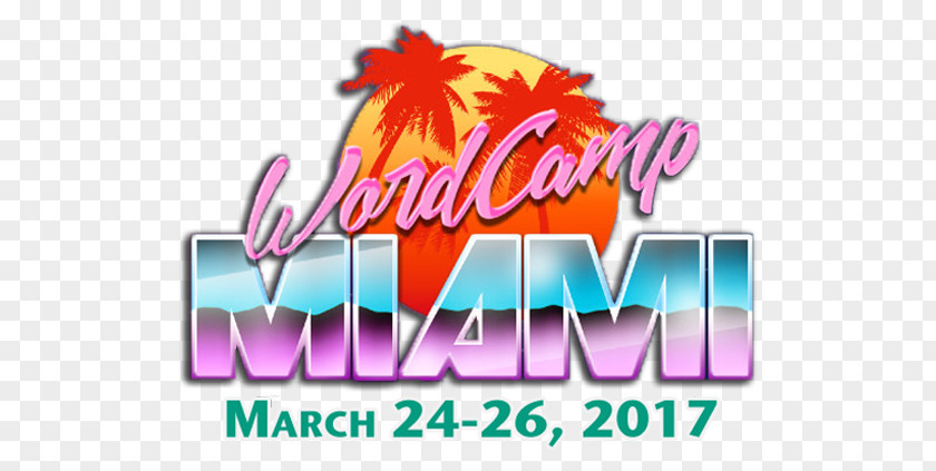 Wordcamp Miami Florida WordCamp 2018 Logo Banner Brand PNG