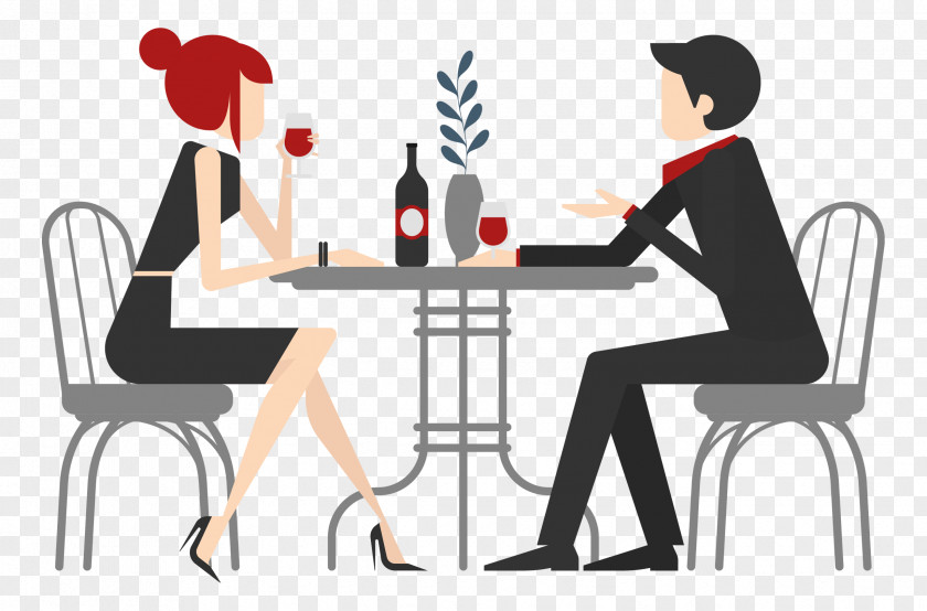 Abendbrot Restaurant Scribble Stories Dating Illustration Graphic Design PNG