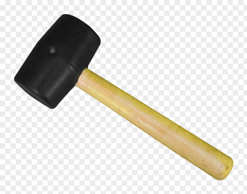Hammer Hand Tool Mallet Wood Natural Rubber PNG