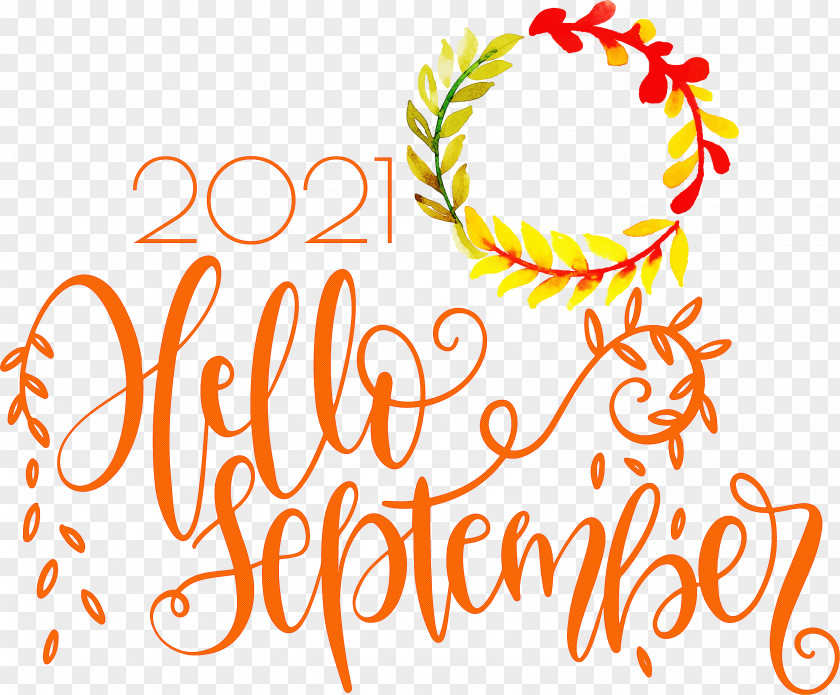 Hello September September PNG