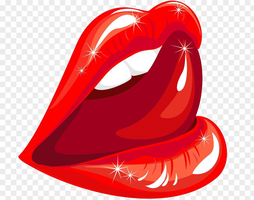 Lip Mouth Licking Illustration PNG Illustration, Red sexy lips material, red with tongue clipart PNG