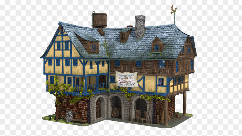 Medieval Middle Ages Tavern Architecture Inn PNG