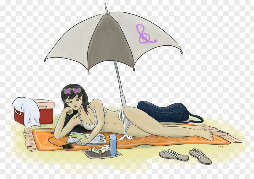 Flip Flop Clothing Accessories Umbrella Cartoon PNG