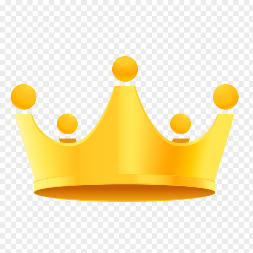 Golden Crown Vector Material Download Gold PNG