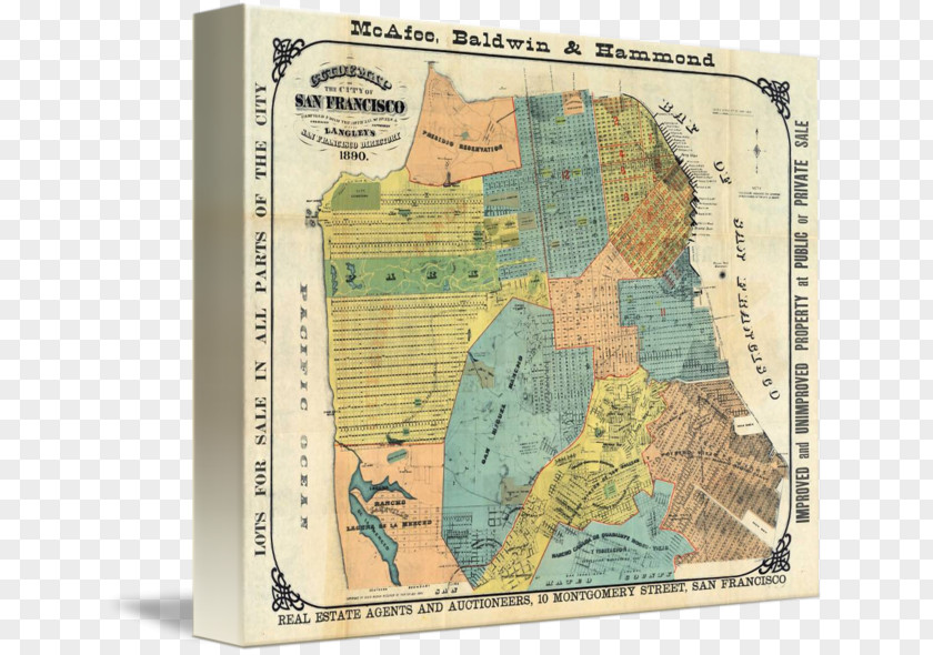 Vintage Maps Poster Map Imagekind Art San Francisco PNG