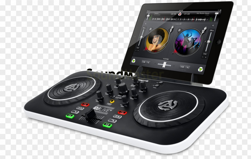 DJ Controller Numark Industries Disc Jockey Djay Audio Mixers PNG