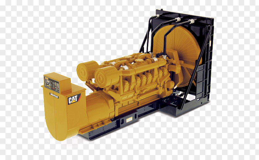Excavator Electric Generator Caterpillar Inc. Engine-generator Die-cast Toy PNG