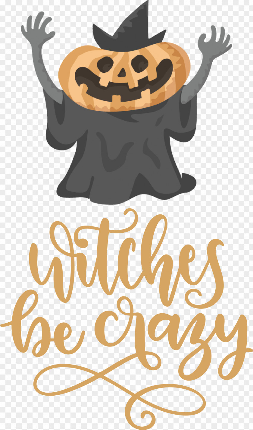 Happy Halloween Witches Be Crazy PNG