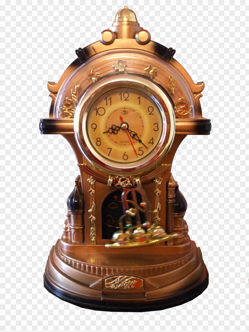 Retro Clock Pendulum Time Furniture PNG
