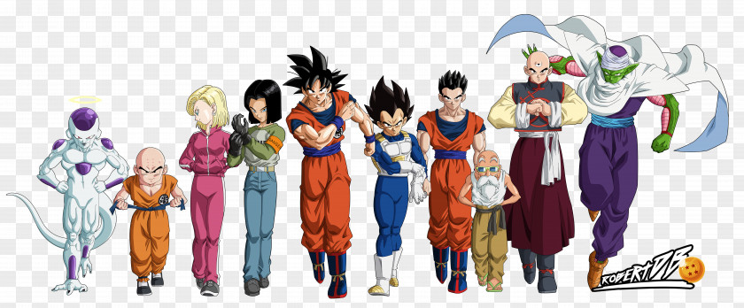 Universe Of 1000000000 Universes Goku Trunks Goten Beerus Gohan PNG